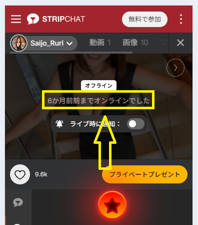 Saijo_Ruriのログイン状況