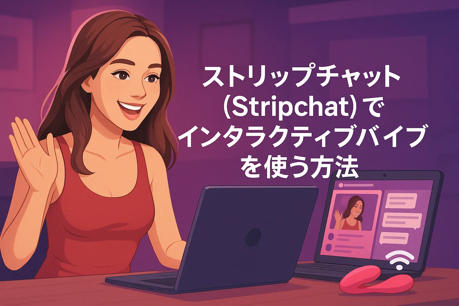ストリップチャット（Stripchat）でインタラクティブバイブを使う方法！