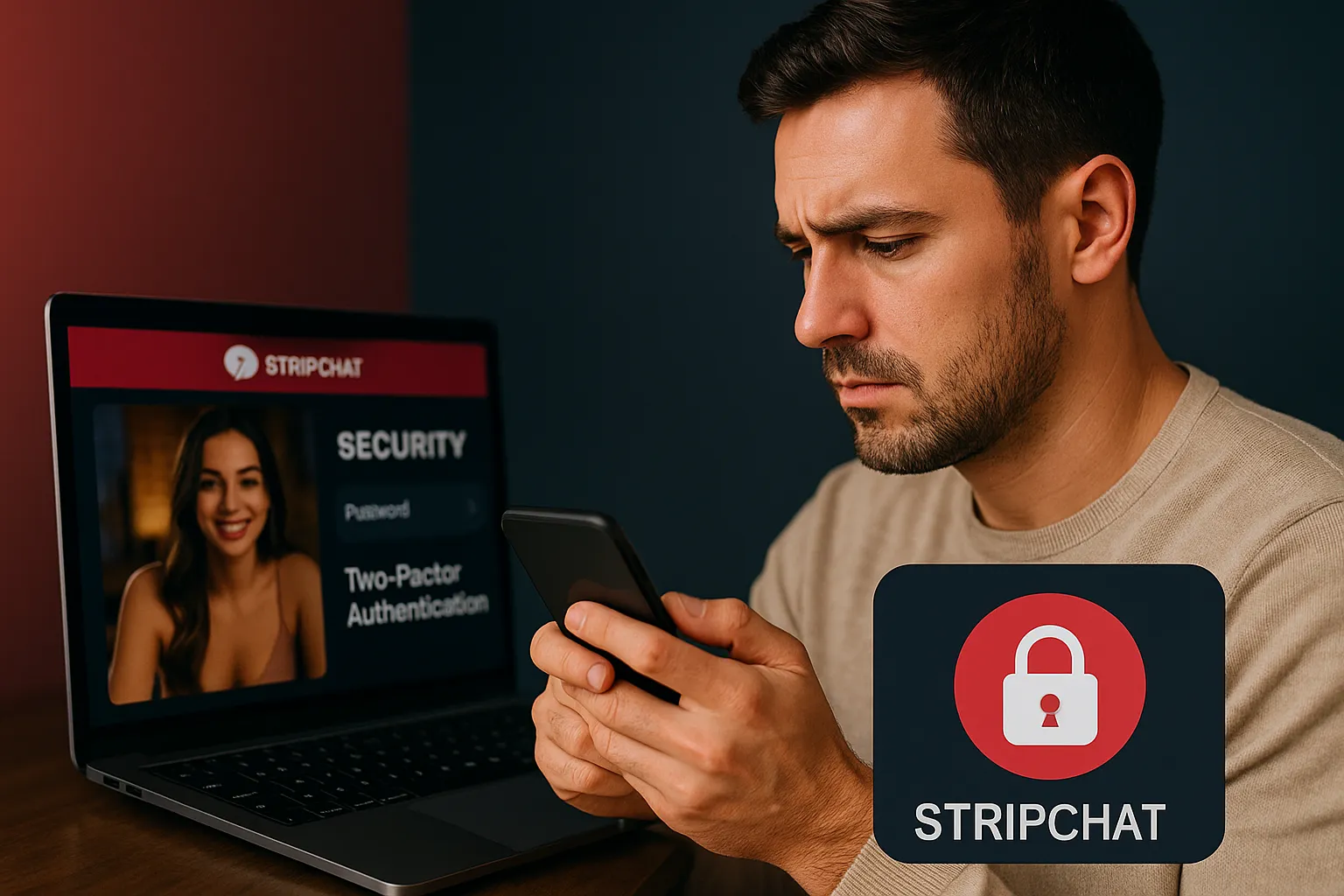 ストリップチャット（Stripchat）で二要素認証を解除する手順