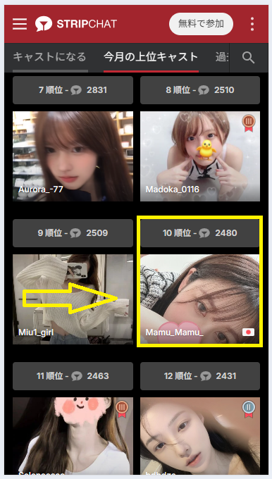 Mamu_Mamu_のランキング