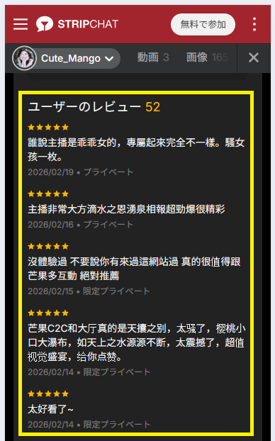 ユーザーレビュー