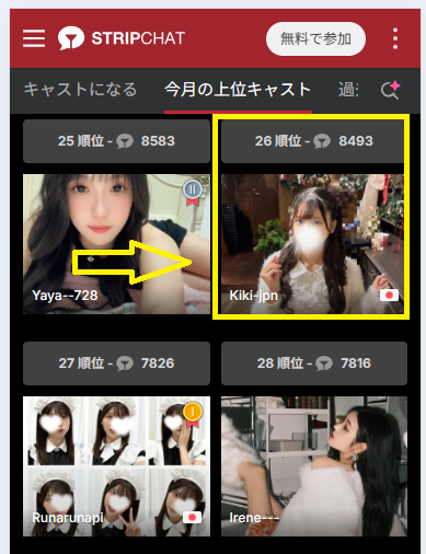 Kiki-jpnのランキング