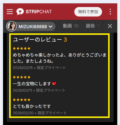 MIZUKI88888のレビュー