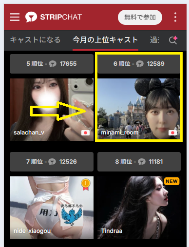 minami_roomのランキング